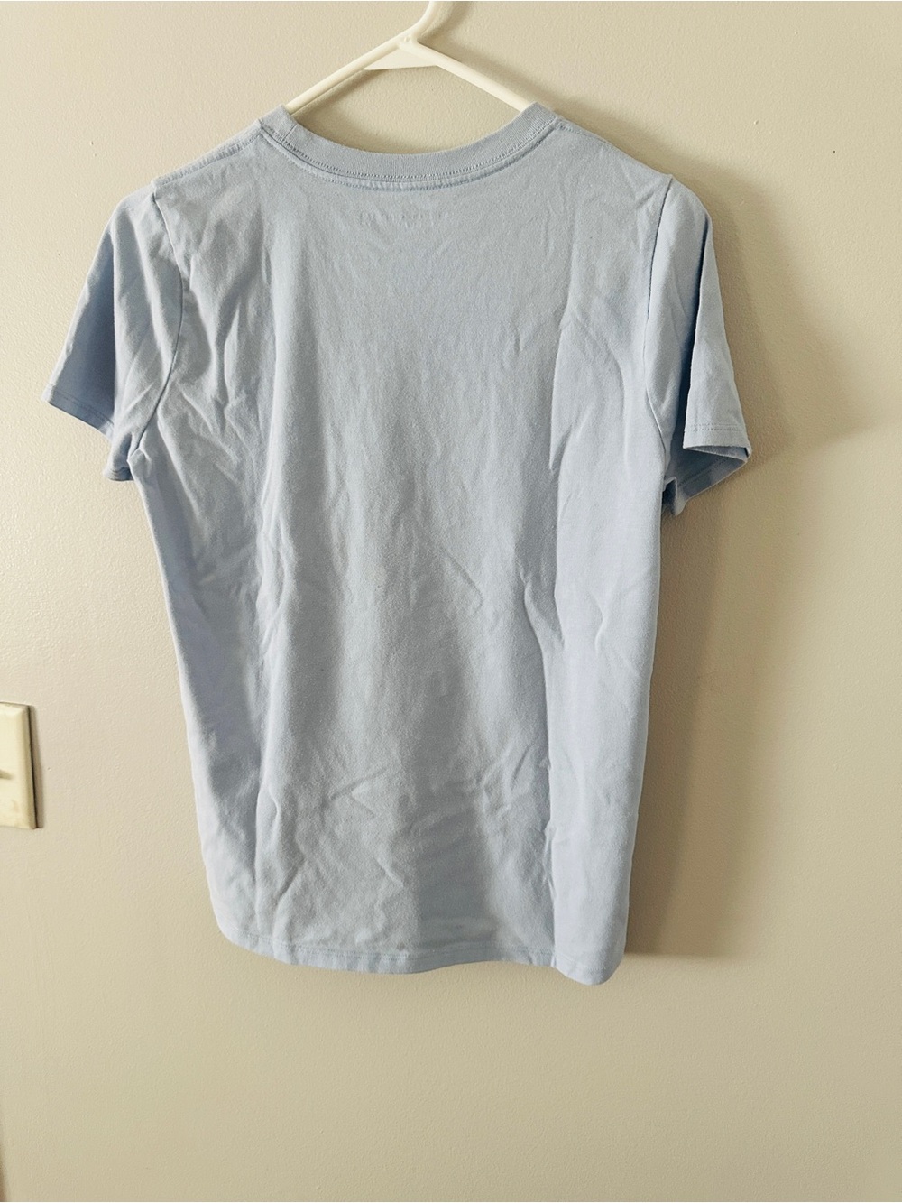 Abercrombie Kids Ariana Grande Graphic Tee 13/14 Oversized Y2K Pop Star Blue - Picture 8 of 8